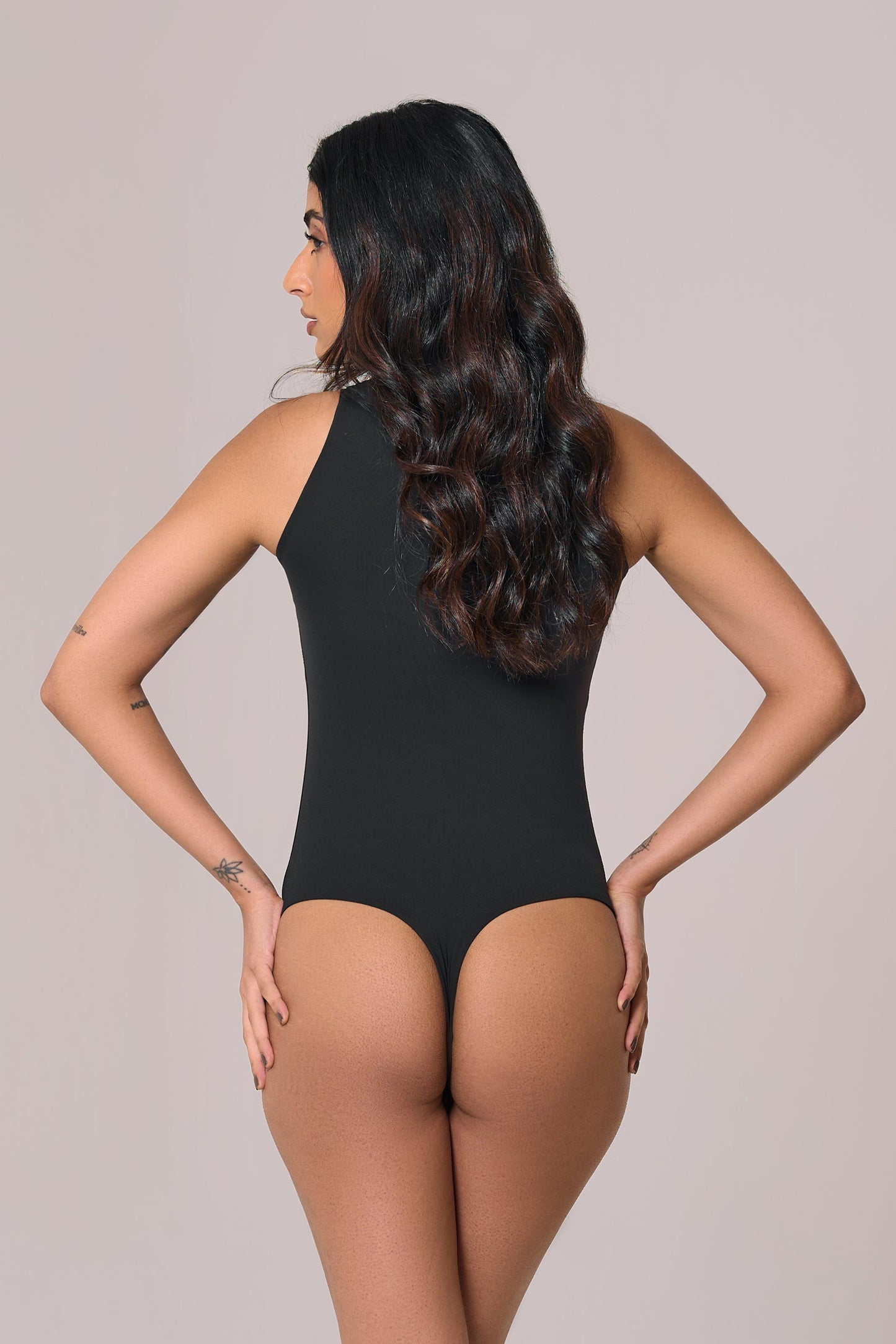 Sleeveless Bare Bodysuit
